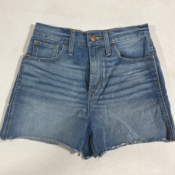 Madewell Perfect Jean Blue Shorts Size 25 Women’s - Picture 1 of 10
